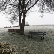 vor der Türe im Winter